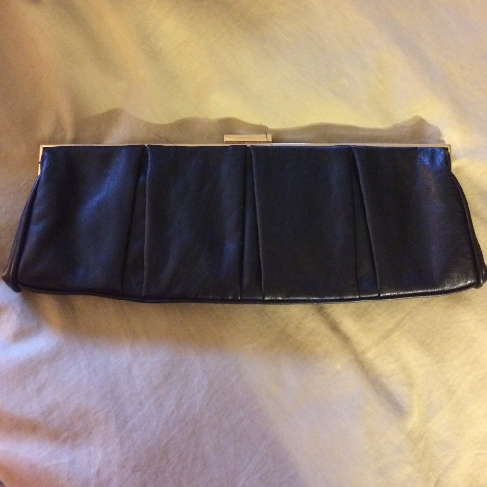 Black clutch bag!