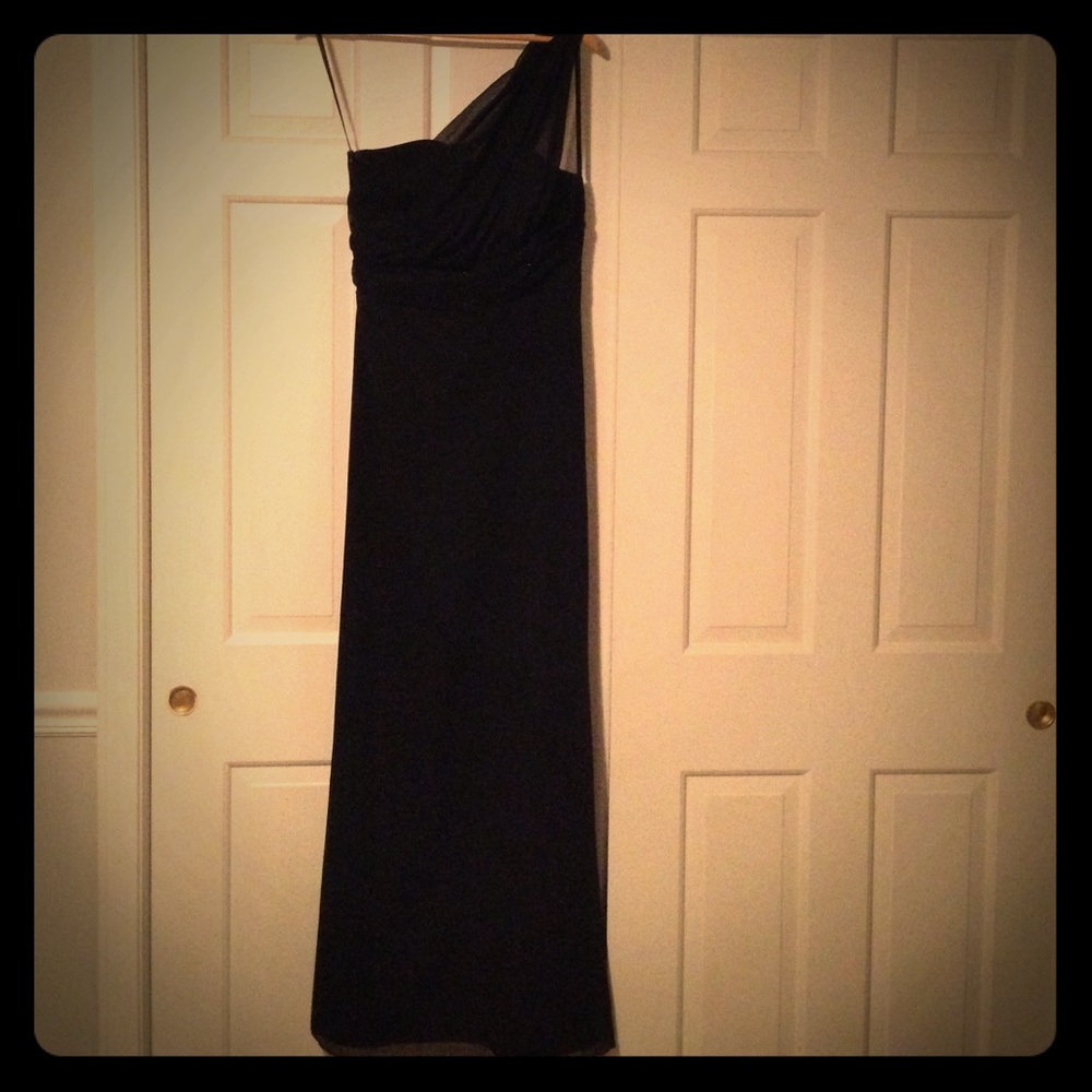 Jim Hjelm floor length black dress