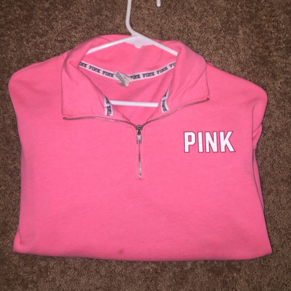 PINK quarterzip