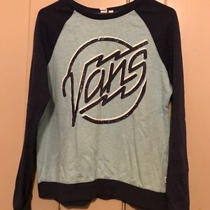 vans turquoise or blue tbh idk sweatshirt size:m