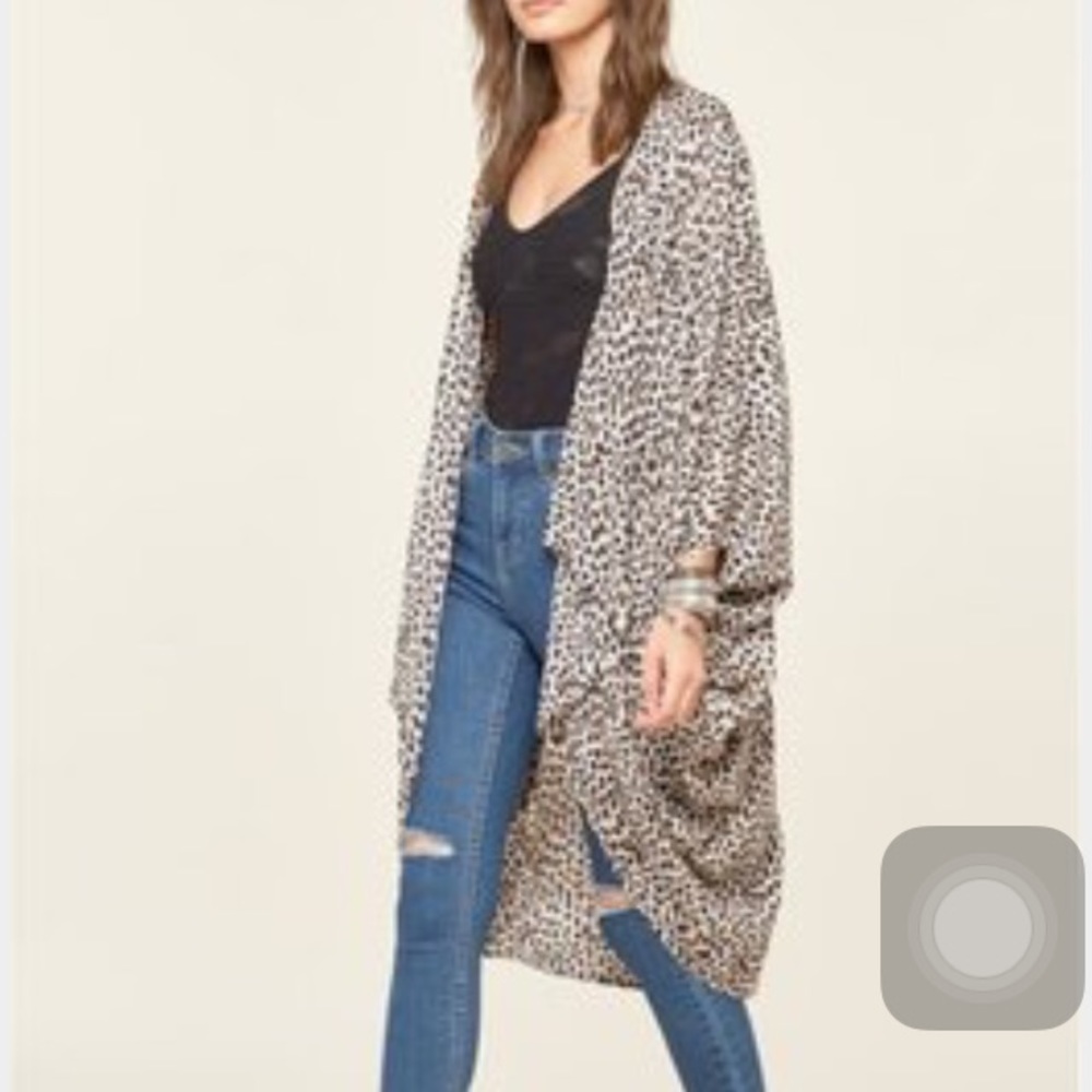 Amuse society cheetah kimono