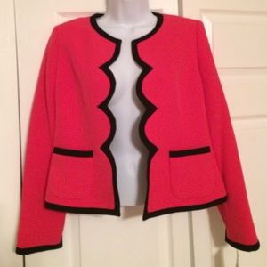 Kasper Scalloped Blazer