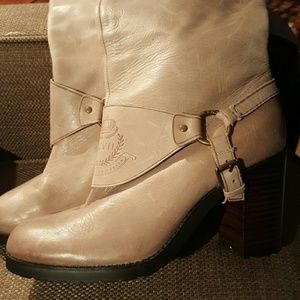 NICE Taupe Ralph Lauren Size 7 Boots