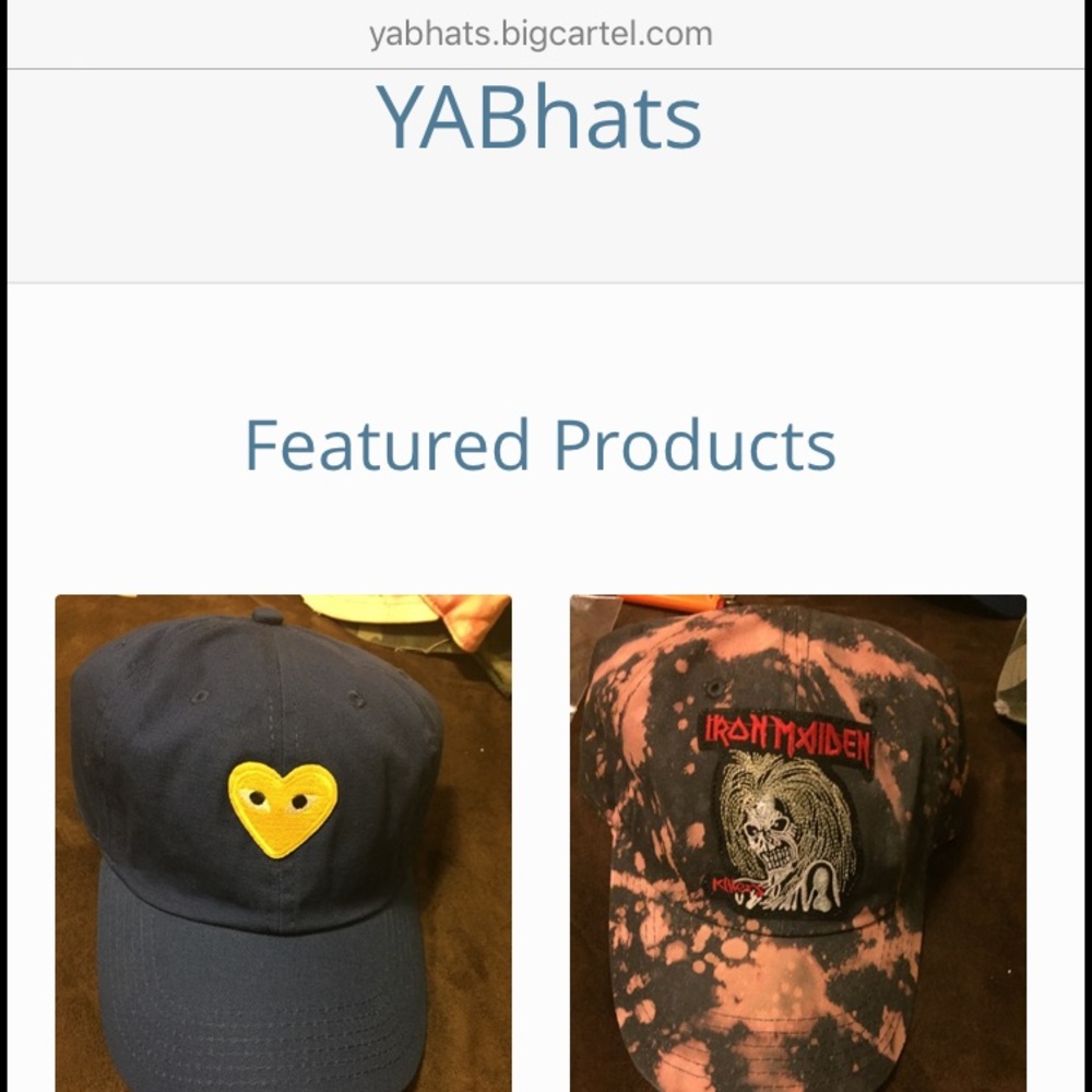 Order online custom dad hats yabhats.bigcartel.com