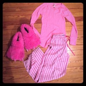 Pretty in pink pajama set
