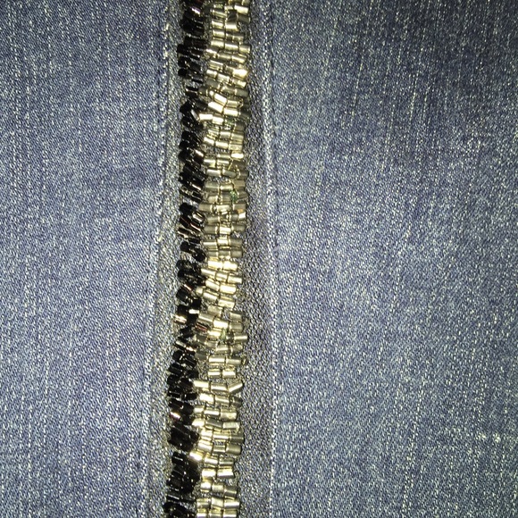 TRACTR "Beaded Side Tuxedo Skinny" Jeans (30/10) - Picture 4 of 4