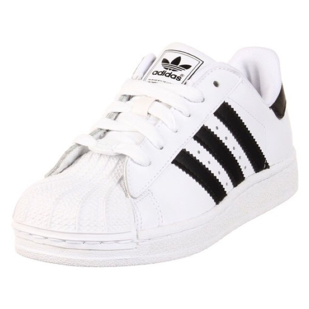 NWOT- Kids Adidas black & white shoes