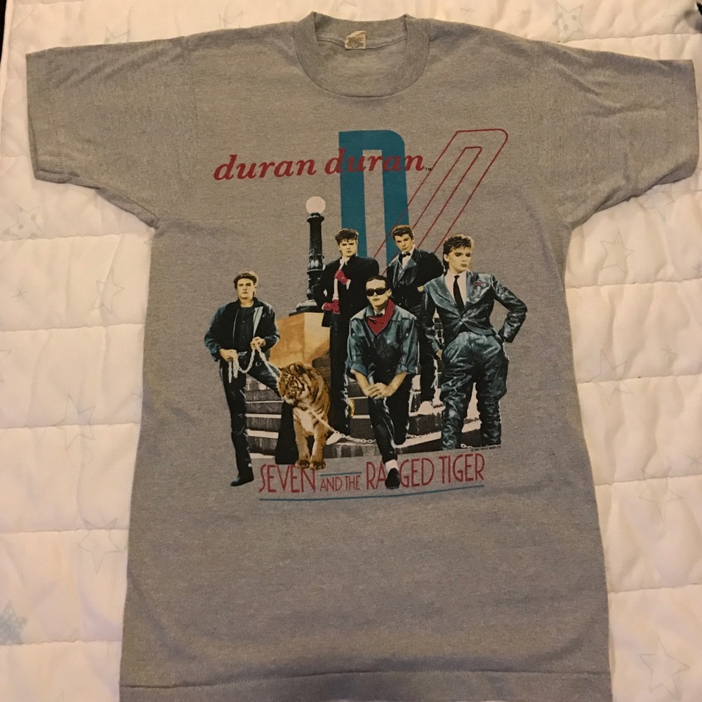 Vintage Duran Duran 7 & the Ragged Tiger shirt