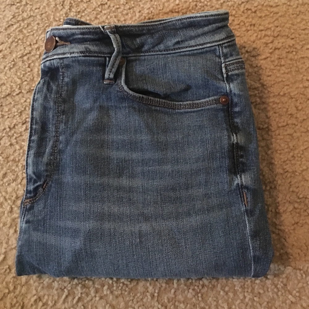 LOFT High Waist Skinny Jeans