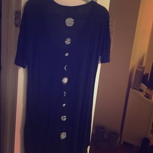 T-Shirt dress with sun and moon 🌝🌚