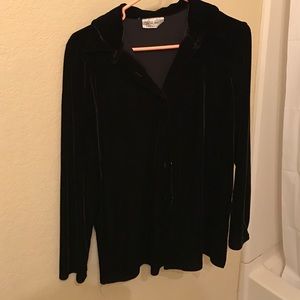 Long black sleeve button up
