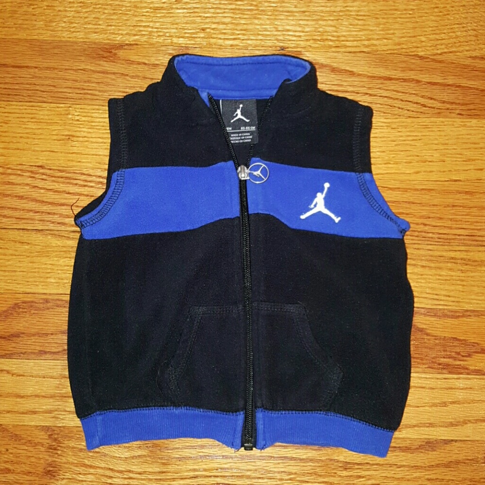 Air Jordan Fleece zip up vest
