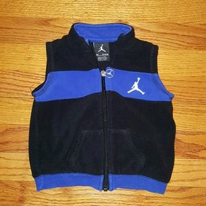 Air Jordan Fleece zip up vest