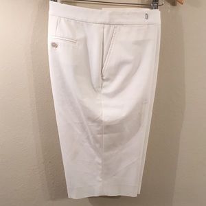 Ralph Lauren White Bermuda Shorts