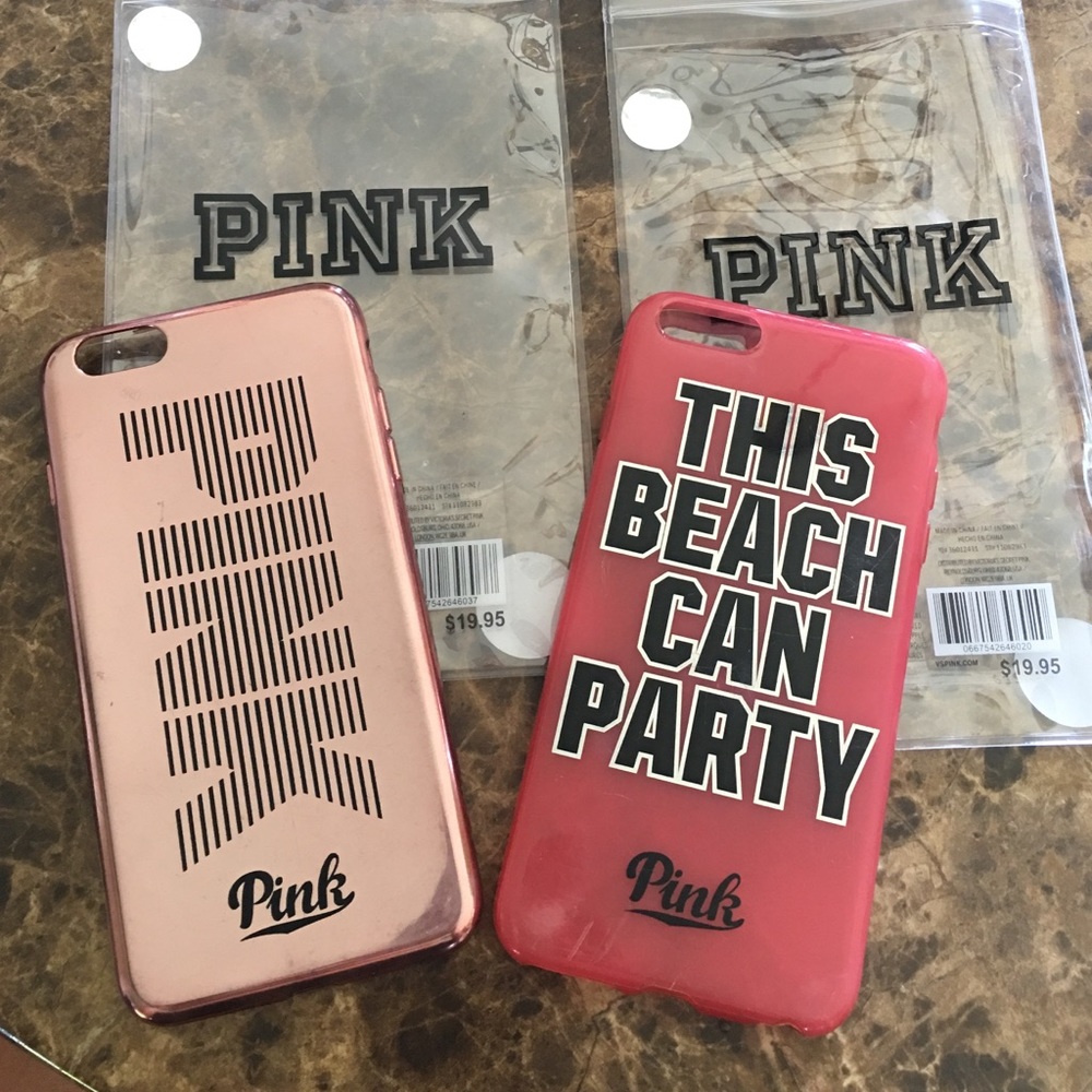 VS PINK IPHONE 6s PLUS CASES 2 for $10