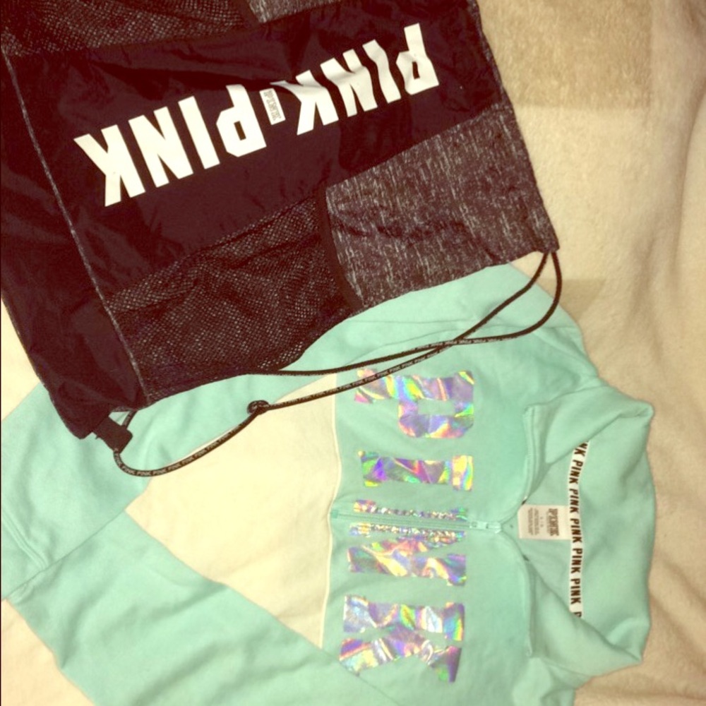 PINK BAG! ( Sold Half Zip Separately)