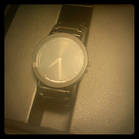 Movado Sapphire Black Dial Black PVD Stainless