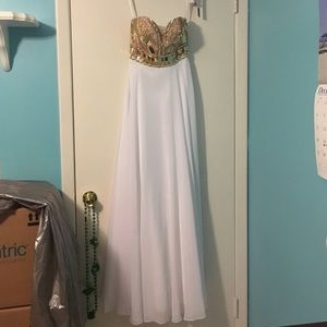Sequence prom dress