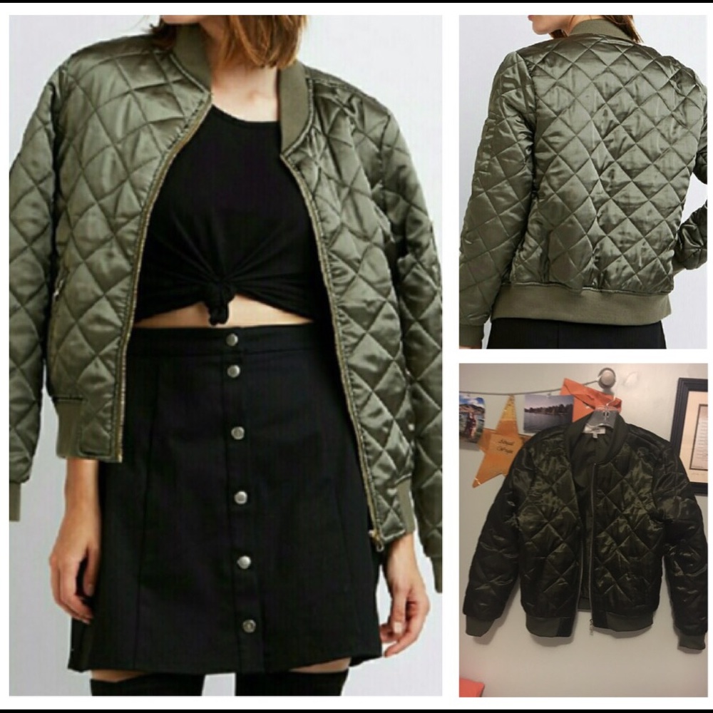 PADDED GREEN BOMBER JACKET 💚💣💚