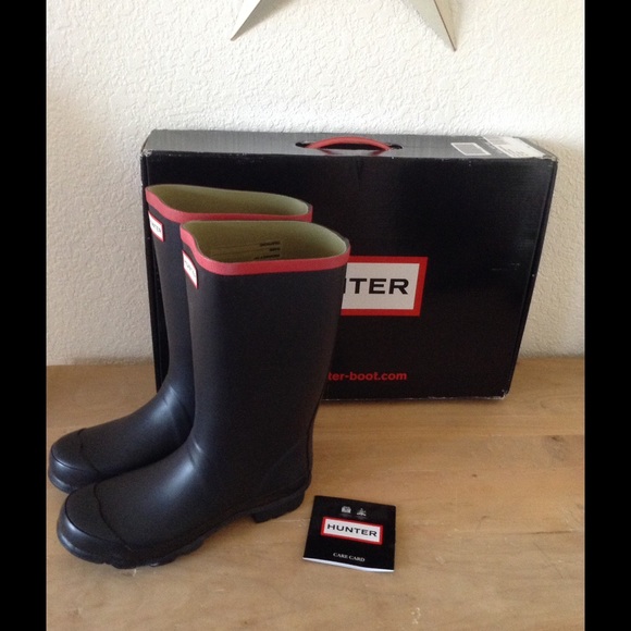 NWT Hunter Argyll Short Knee Boot (Size 8) - Picture 2 of 4