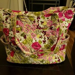 Vera Bradley pleated tote