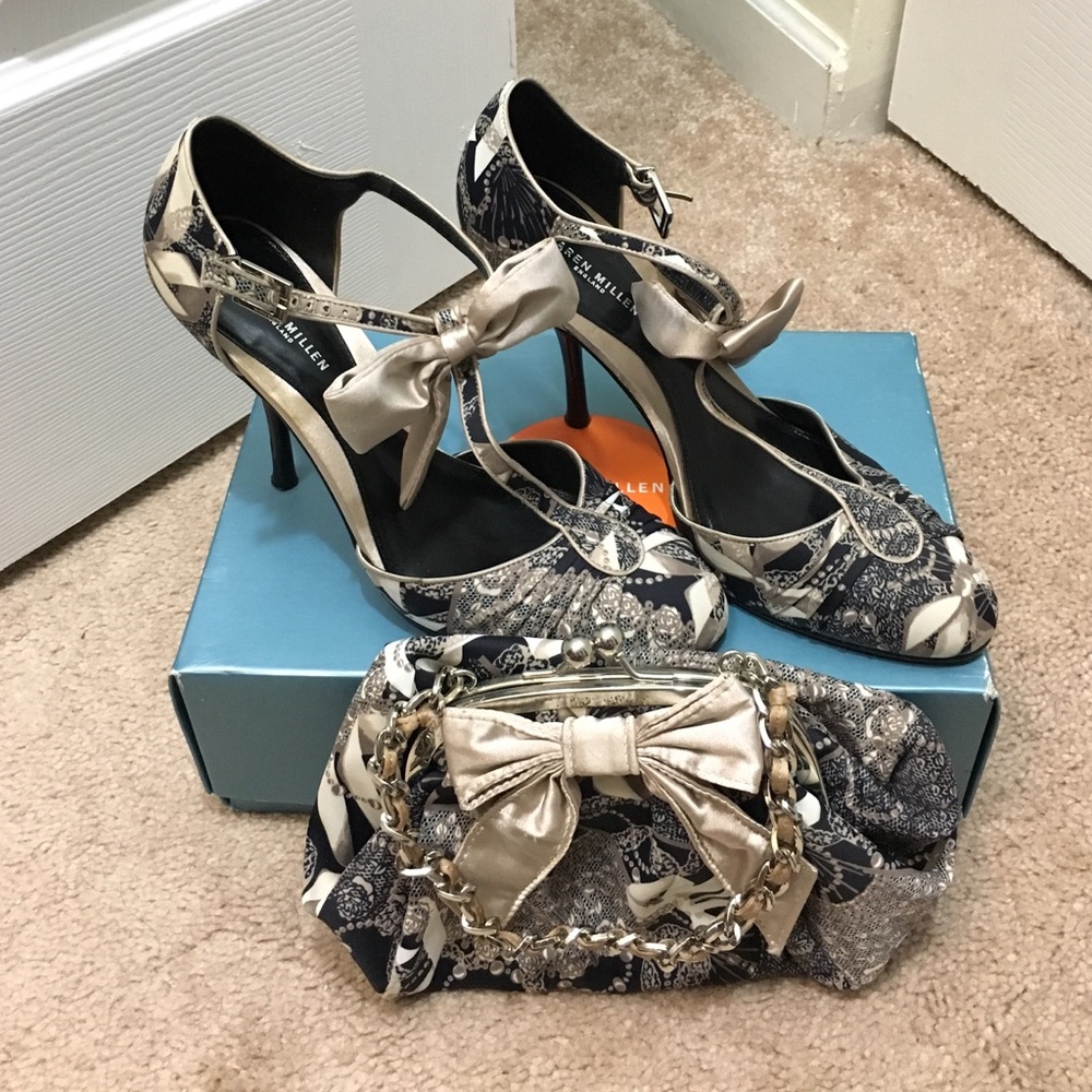 Karen Millen shoes and matching bag