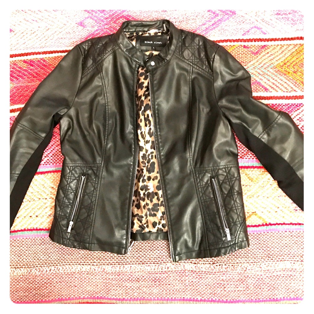 Motorcycle Jacket!! Size Large