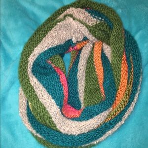 Thick multi colored scarf