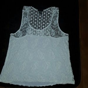 Creme white summer top