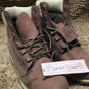 Lilac purple Timberlands