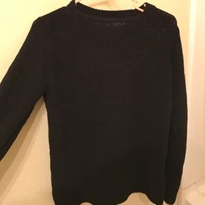 Black knit sweater