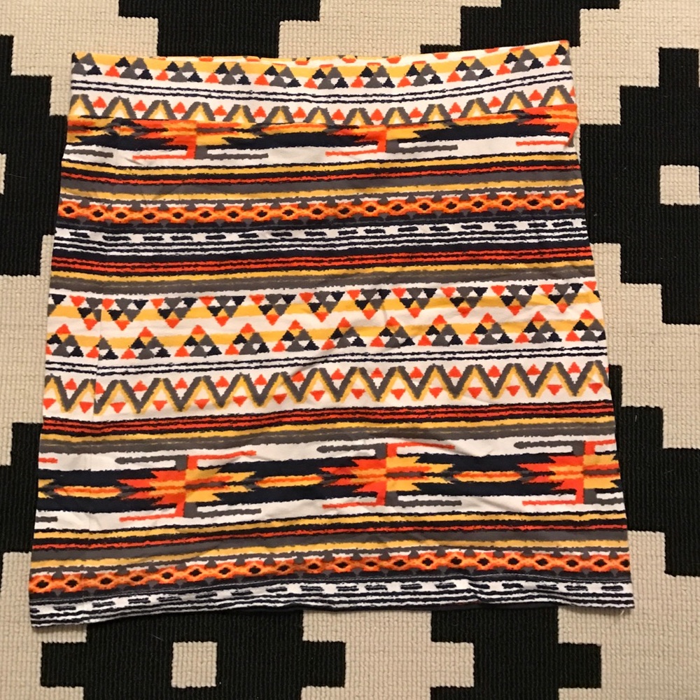 Forever 21 Tribal Print Skirt