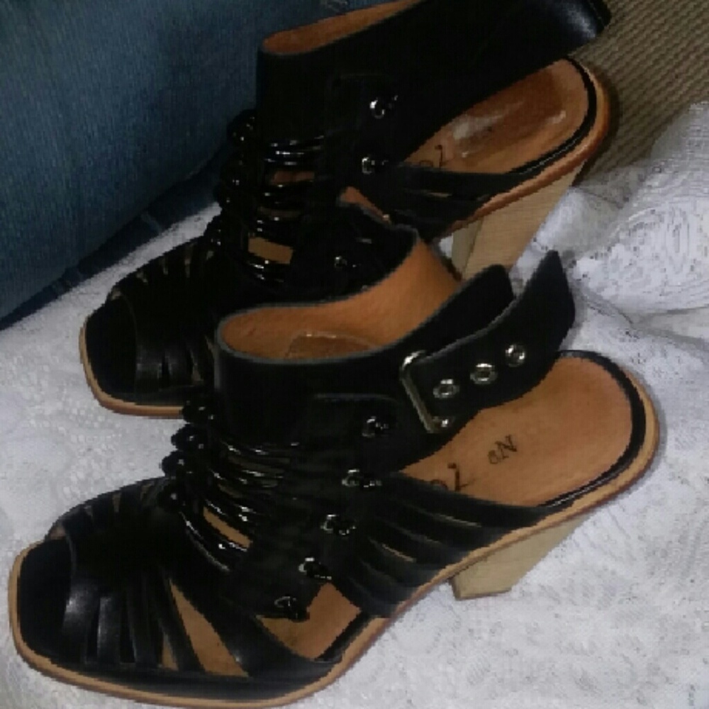 Gladiator high heeled sandals