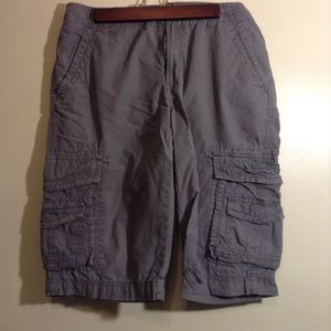 Union Bay gray cargo shorts