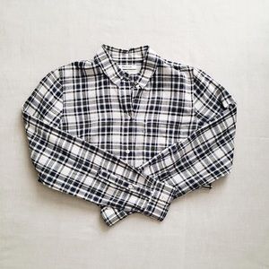 NWOT Madewell plaid button-down top