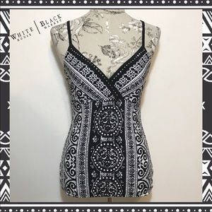 ~WHBM Boho NWT Patchwork Embellished💎Cami Tank~