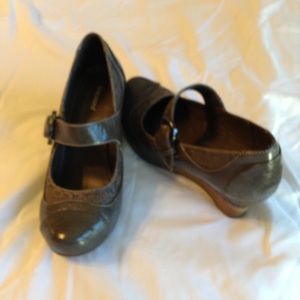 Cute Grey Maryjanes shoes