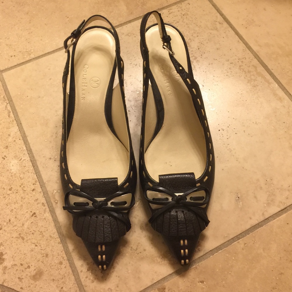 FINAL SALE Cole Haan Sling Back Heels