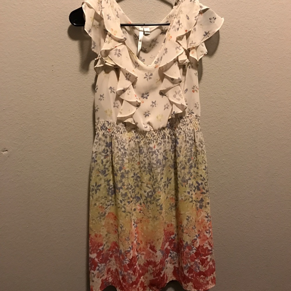 Lauren Conrad chiffon dress.