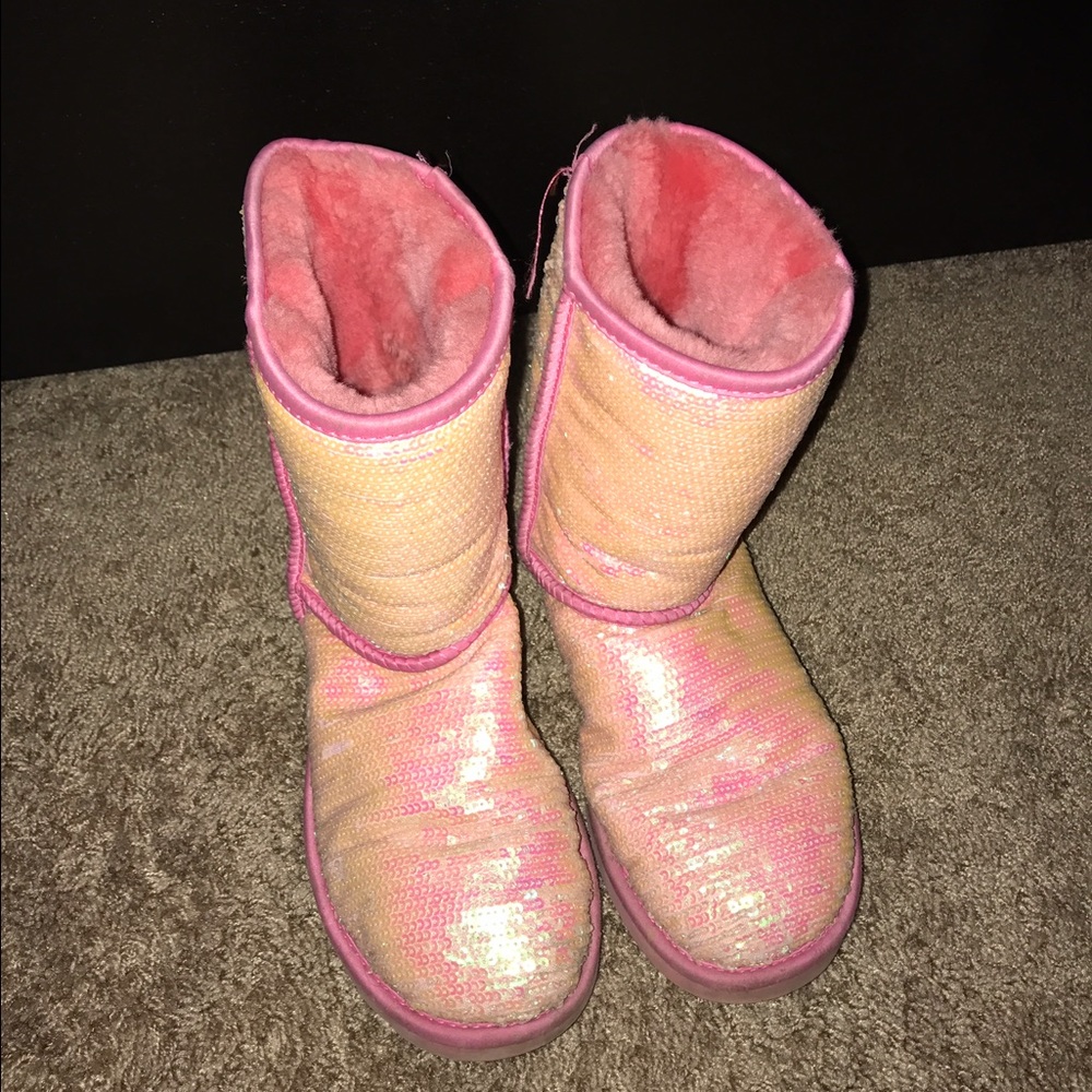 Pink Sparkly UGGs