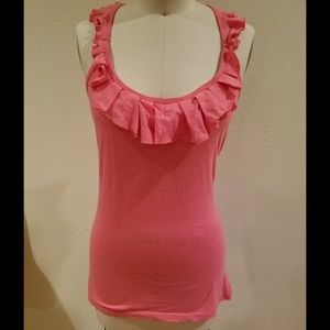 Bright Coral Racerback top