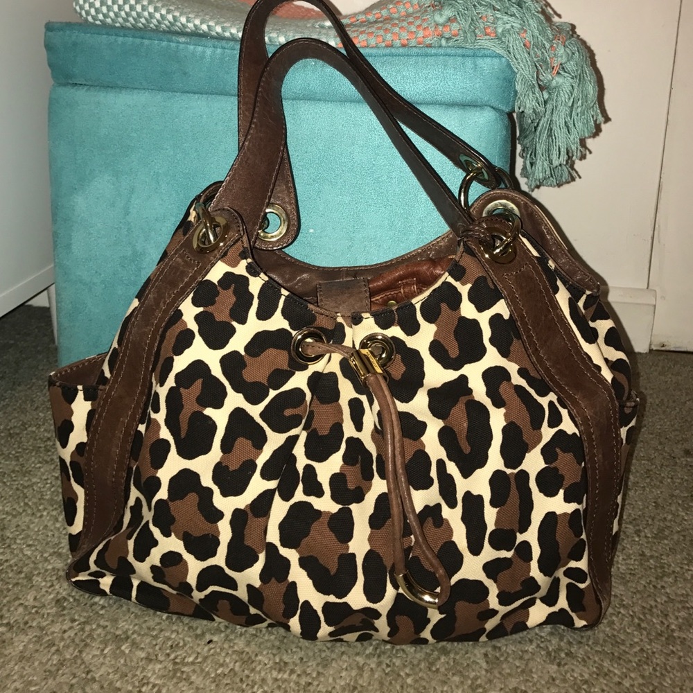 Michael Kors leopard bag