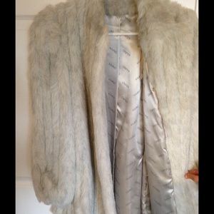 Faux fur coat