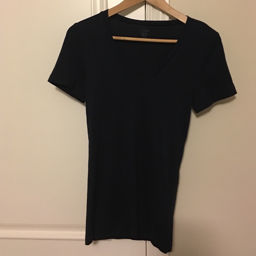 JCrew black fitted tee