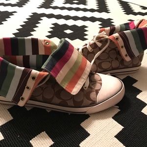 Coach high top shoes