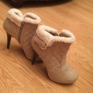 High heel ankle boots