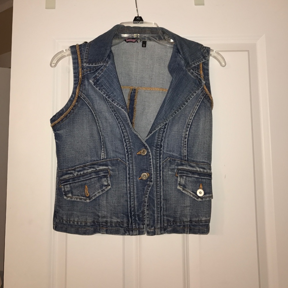 Bubblegum Denim Vest