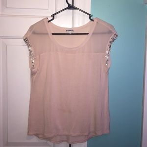 Cute peach colored top from express