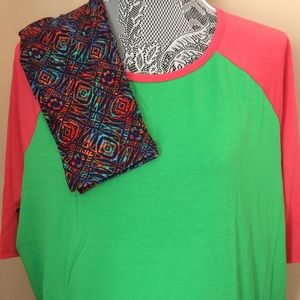 Lularoe small Irma & Os leggings NWT