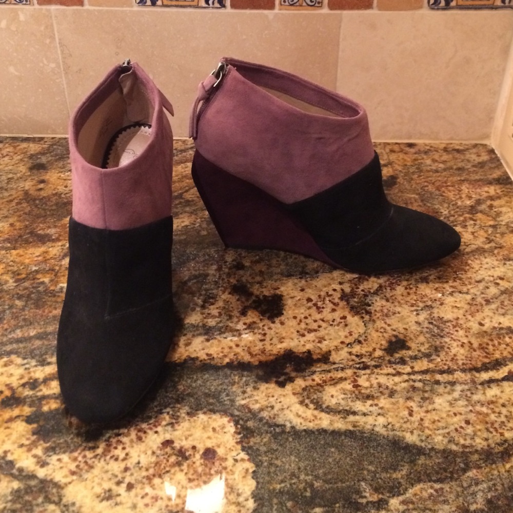 Jean-Michel Cazabat Rica Colorblock suede booties